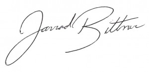 Jarrad Bittner signature